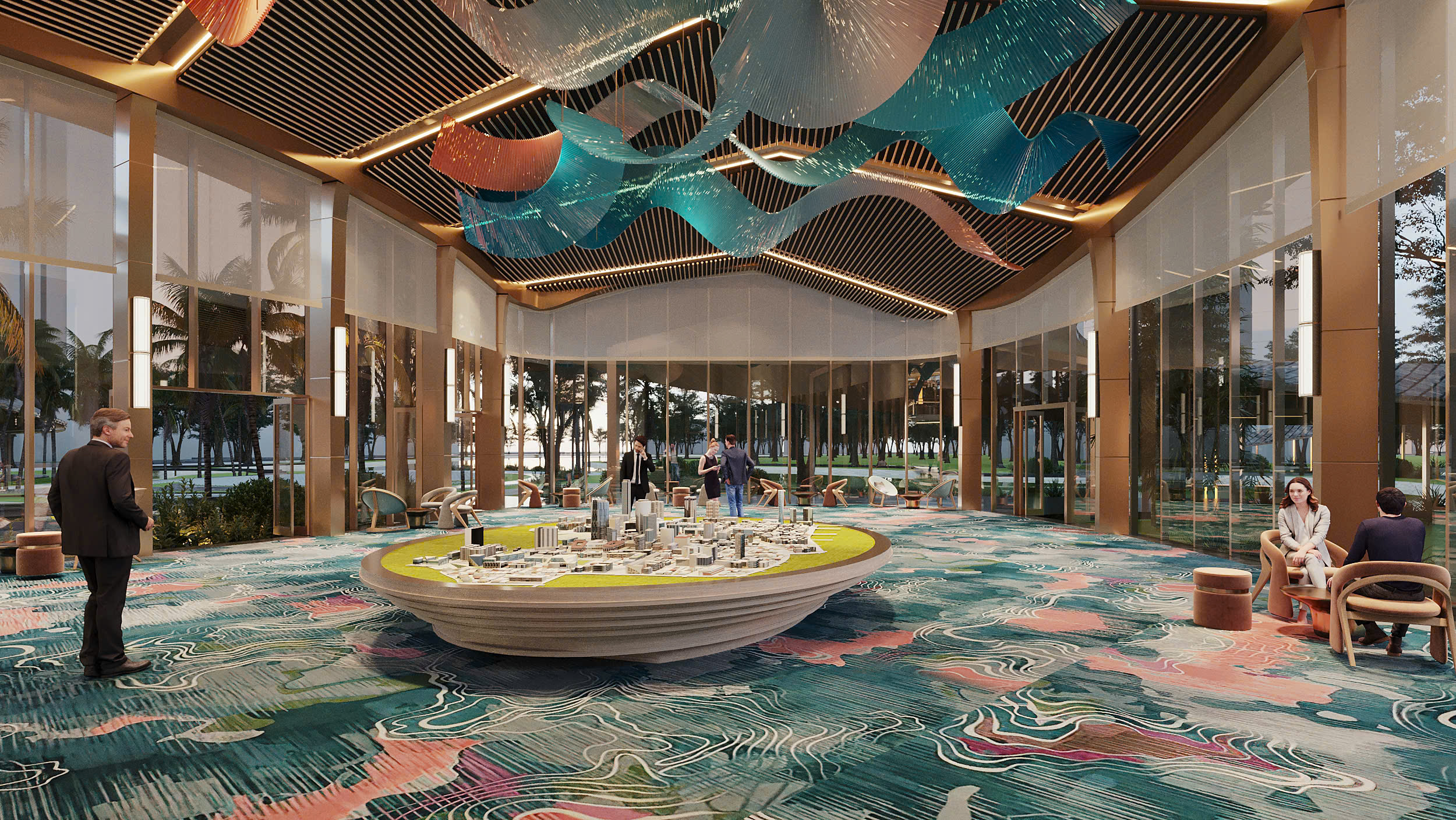 Clubhouse tại Alluvia City Xuân Cầu