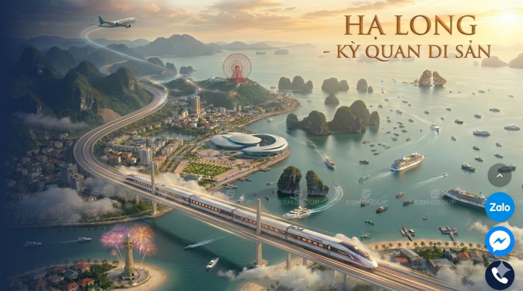 Vin Global Gate hạ long xanh